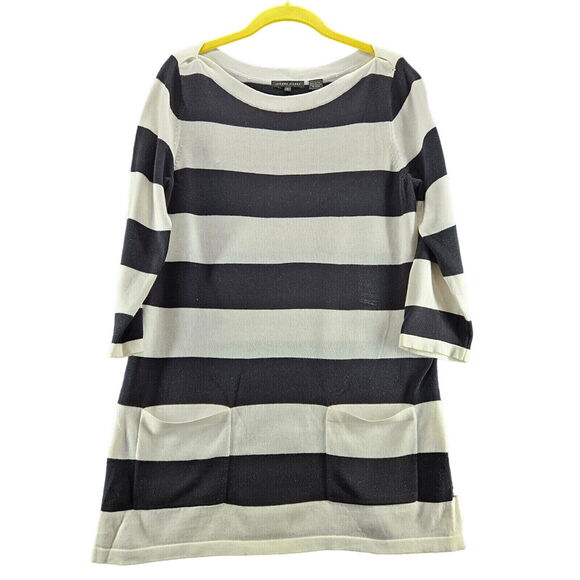Jeanne Pierre Womens Sweater Multi-Color Size Small 100% Cotton Pullover Pockets - Picture 1 of 11